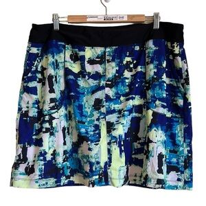 Nola women’s bathing suit bottoms 1x blues black white